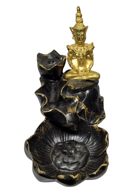 Incensário Cascata Buda Imperial (14 cm)