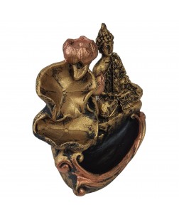 Incensário Cascata Buda Flor Vertical