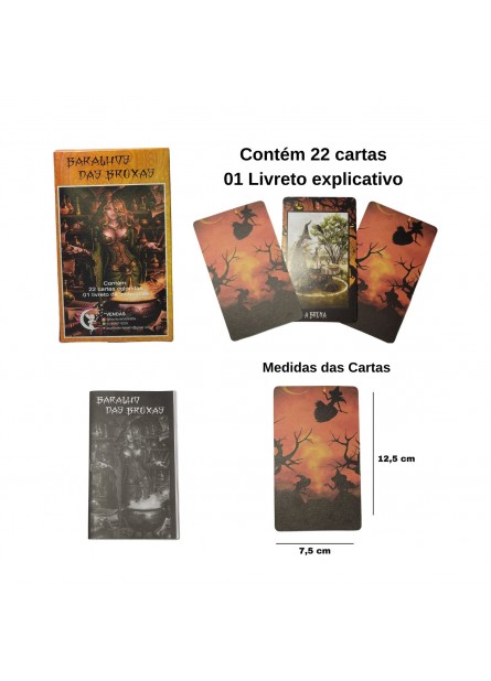 Tarot das Bruxas - 22 cartas