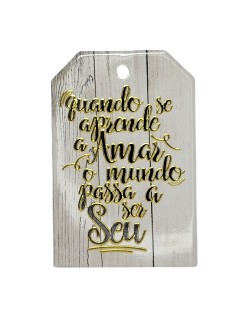 Quadrinho - Quando Se Aprende a Amar o Mundo Passa a Ser Seu