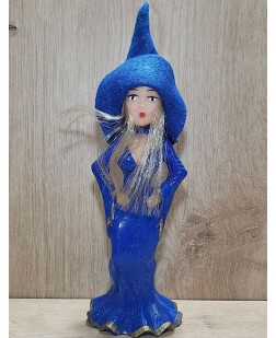 Bruxinha Ágata Azul (18cm)