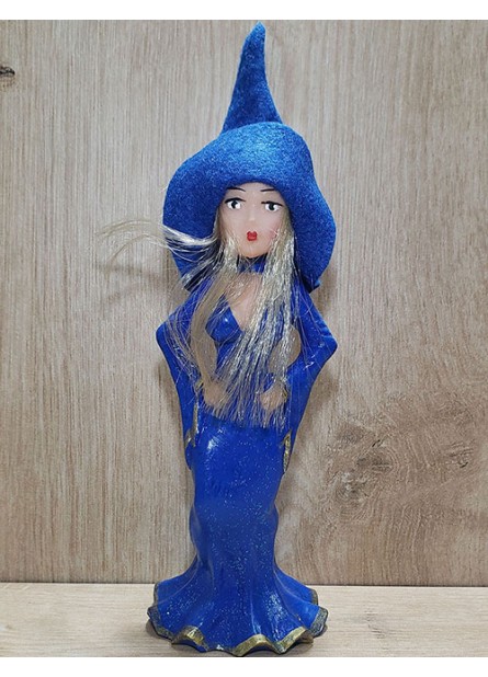 Bruxinha Ágata Azul (18cm)