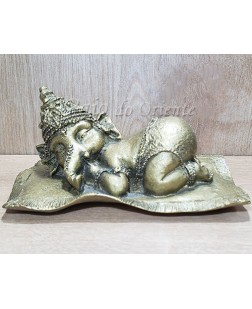 Ganesha Bebê (13cm) Dourada