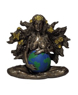Deusa Gaia - Mãe Terra (17cm)