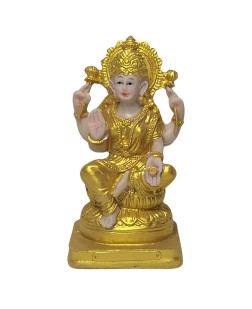 Deusa Lakshmi (12cm) - Dourada