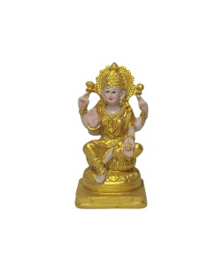 Deusa Lakshmi (12cm) - Dourada