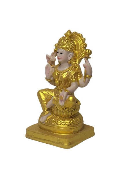 Deusa Lakshmi (12cm) - Dourada