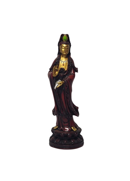 Kuan Yin com Água da Vida (20cm)