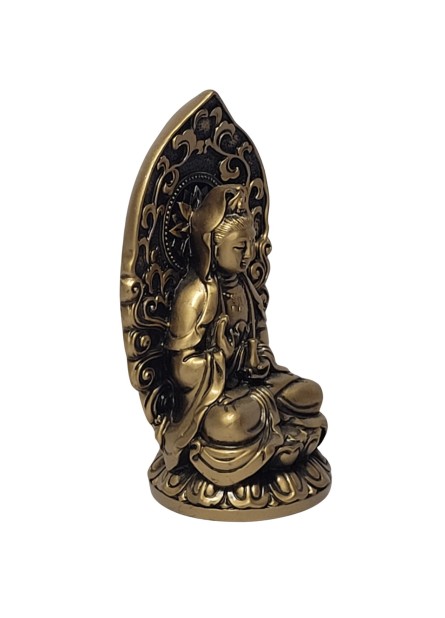 Kuan Yin com Aureola (12cm)