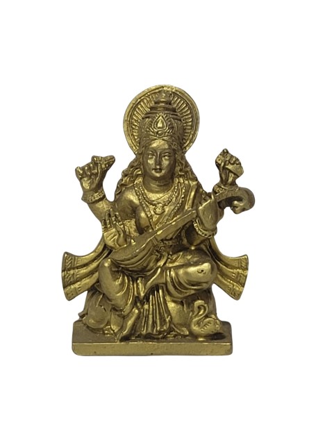 Saraswati (11cm) - Dourada
