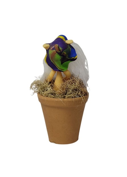 Duende no Vaso - Azul