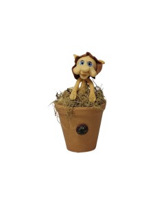 Duende no Vaso - Marrom