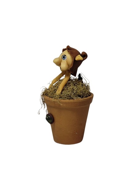 Duende no Vaso - Marrom