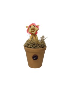 Duende no Vaso - Rosa
