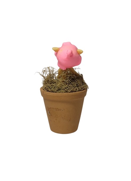 Duende no Vaso - Rosa