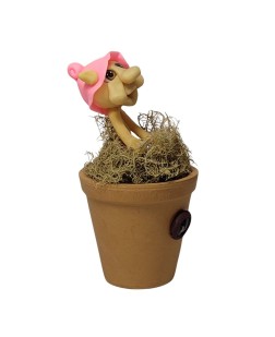 Duende no Vaso - Rosa