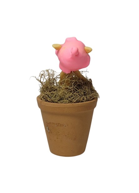 Duende no Vaso - Rosa