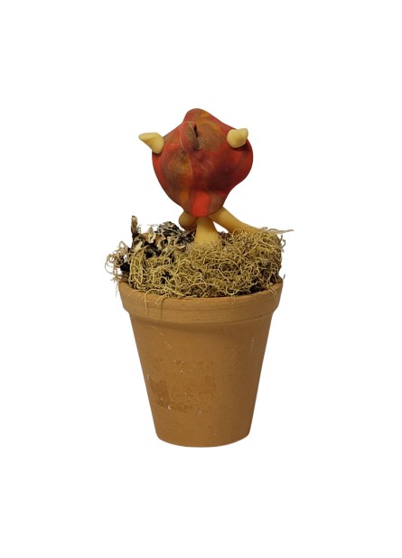 Duende no Vaso - Vermelho 