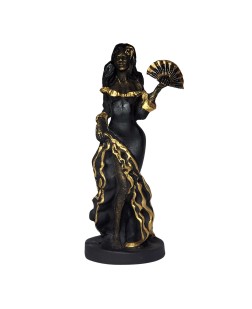 Pomba Gira - Leque - Preta (25cm)