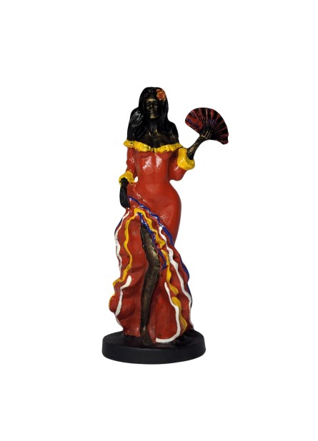 Pomba Gira - Leque - Vermelha (25cm)