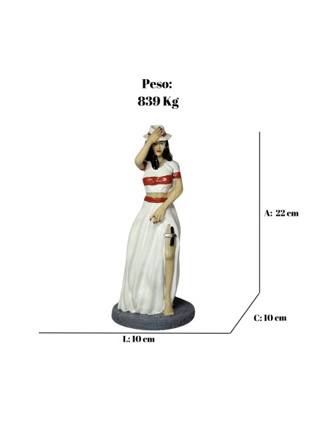 Pomba Gira - Malandra (22cm)