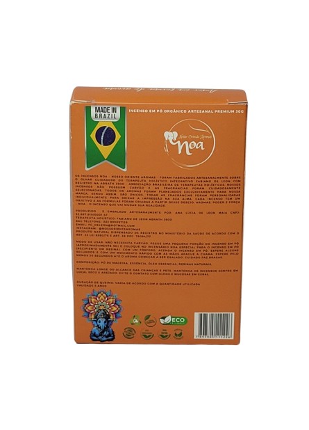 Defumação em Pó - Ambar e Damasco (50g) - Noa