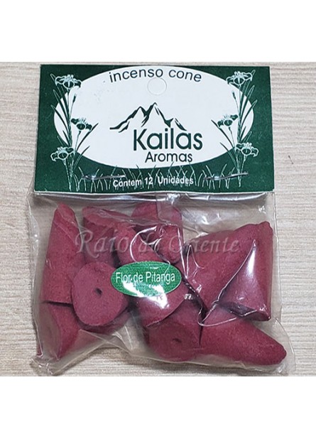 Incenso Cone Cascata Flor de Pitanga - Kailas