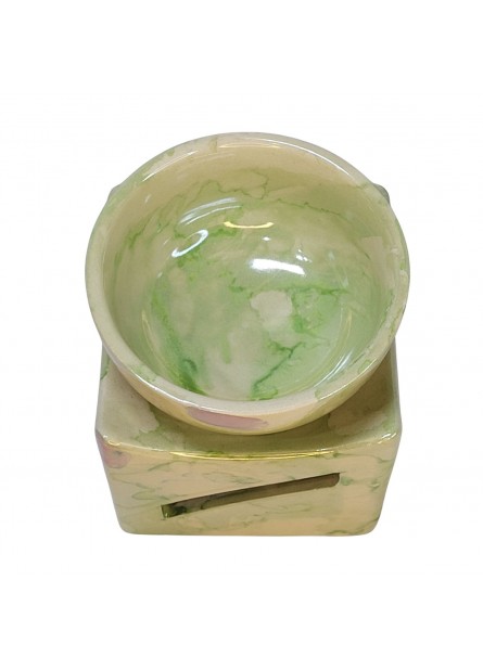 Rechaud Porcelana Verde - Quadrado (10x8)